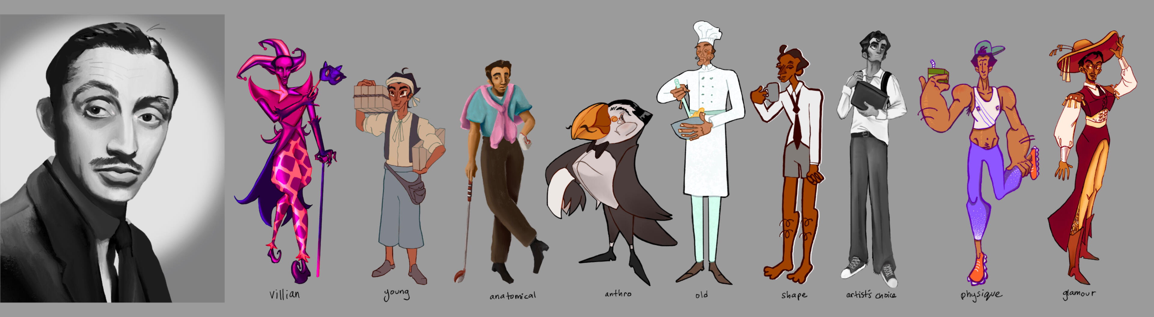Variation Character Design
