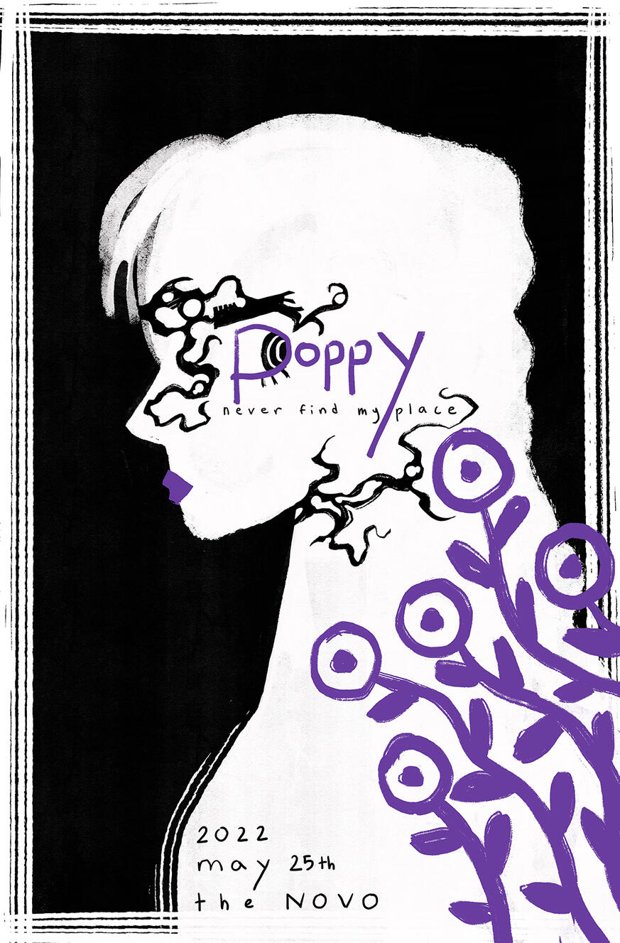 Concert Poster (Poppy: Never Find My Place)